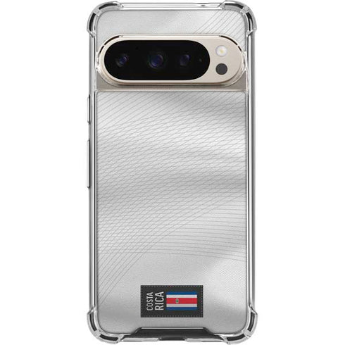 Costa Rica Soccer Flag Pixel 9 Pro XL Clear Case